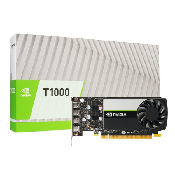 Card đồ họa NVIDIA T1000 8G PCIE- – GPU NVIDIA mạnh mẽ với giao tiếp PCIe