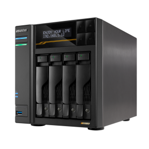 ASUSTOR Lockerstor 4 Gen3 (AS6804T) – NAS 4 khay với 10GbE & cache SSD M.2