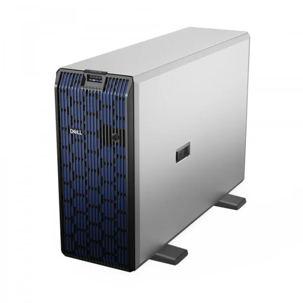 Dell PowerEdge T360 (8x3.5") – Intel Xeon E-2434 3.4GHz, RAM 16GB, HDD 2TB SATA, PERC H355, iDRAC9 Express 16G, Card mạng BC5720DP 2x1GbE, DVDRW, PSU 600W, Bezel, Rails, Bảo hành 3 năm