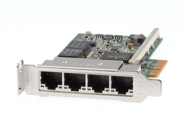 Broadcom 5719 Quad Port 1GbE BASE-T Adapter, PCIe Low Profile, V2, FIRMWARE RESTRICTIONS APPLY, Customer Kit